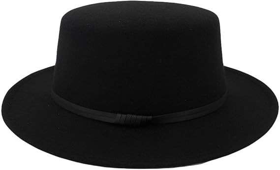 black boater hat mens