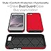 iPhone SE Case, Crave Dual Guard Protection Series Case for iPhone 5 / 5s / SE - Red