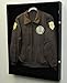 Extra Deep Jacket, Uniform, Jersey Shadow Box Display Case Cabinet w/98% UV Protection, Cherry