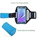 EEEKit Sports Armband Gym Running Jogging Case w/Earphone Slot Key Holder + Earphone W/Ear Hook for Samsung Galaxy J7/Note 5/4/S6/S7 Edge Plus,BLU R1 HD,BLU Advance 5.0,Blackberry KEYone