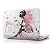 iCasso New Art Fashion Image Series Ultra Slim Light Weight Rubberized Hard Case Glossy Clear Crystal Snap-On Hard Cover Case for MacBook Pro 13 inch with CD-ROM Drive(Model: A1278) - Butterfly Girl