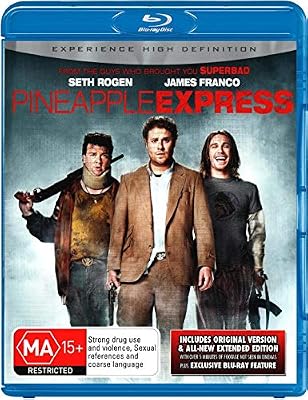 Pineapple Express Blu Ray Amazon Co Uk Seth Rogen James Franco Danny R Mcbride Kevin Corrigan Craig Robinson Gary Cole Rosie Perez Ed Begley Jr Nora Dunn Amber Heard David Gordon Green Seth Rogen James