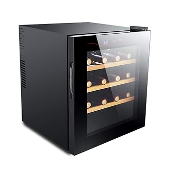 HUATINGRHHO Silencioso Nevera para Vinos, Espacio para 16 Botellas ...