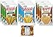 Sensible Portions Veggie and Apple Straws Variety Pack, 9 Count 1 Ounce Bags, 3 Different Flavors with By The Cup Snack Mix