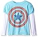Marvel Girls' Captain America Longsleeve T-Shirt
