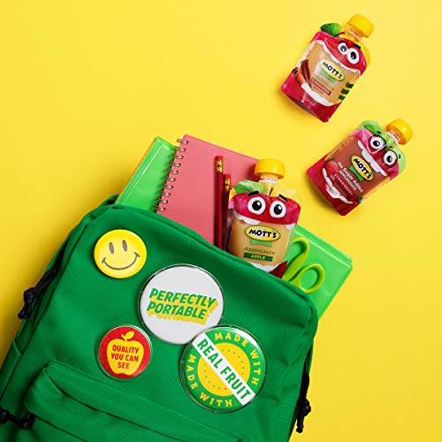 image for Mott's Cinnamon Applesauce, 3.2 Ounce Clear Pouch, 4 Count, Perfect fo