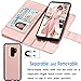 Tekcoo Galaxy S9 Plus Case, S9+ PU Leather Wallet Case, Luxury Credit Card Holder Carrying Folio Flip Cover [Detachable Hard Case] Kickstand - Rgold