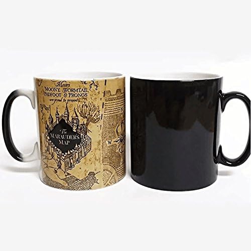 I Solemnly Swear I Am Up To No Good - Mischief Managed - Marauders Map - 11oz Color Changing Heat Sensitive Mug - Grade A Quality - Perfect Gift