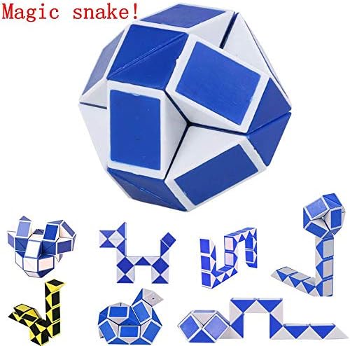 2018 Newest Cool Snake Magic Variety Popular Twist Kids Game Transformable Gift Puzzle ,Magic Cube Puzzles Educational Toy for Kids, for Girls and Boys