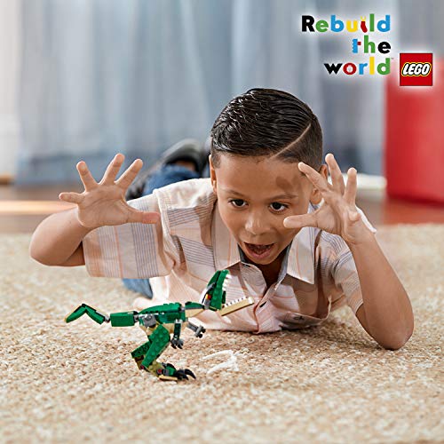 LEGO Creator Dinosaurier, 3in1 Spielzeug-Modell zum Bauen von T-Rex, Triceratops und Pterodactylus-Figuren, Bausteine-Set für Kinder ab 7 Jahren, Geschenk für Jungen und Mädchen 31058 – Bild 6