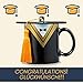 Onebttl Graduation Gifts 2025 - Graduation Cap Mug as Graduation Party Supplies, Graduation Decorations, PhD Gift, Graduation Gifts for Her and Him