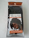 Kadi Natural Braiding Style, Hair Extension, Professional Grade Kanekalon (2 - Darkest Brown Black, BOMB TWIST)