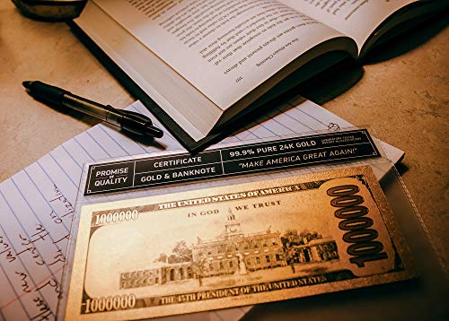 image for Promise of Quality Donald Trump Commemorative Million Dollar Bill / No