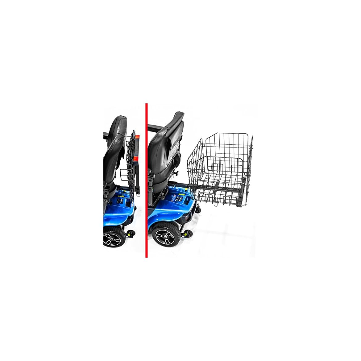 Challenger Mobility J950 Folding Rear Basket for Pride Mobility
