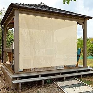 Sursflog Toldo de 1 x 2 m, tela de tela para sombra, cubierta