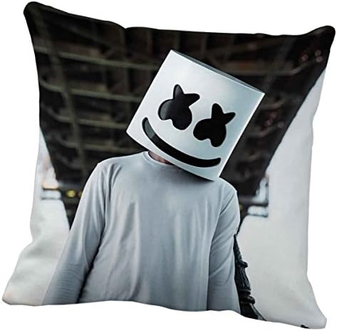 Dj marshmello 3 Cushion Pillow Case 16"x16"