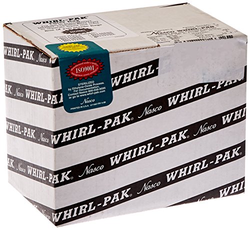 Nasco Whirl-Pak B01385WA Filter Bag for Homogenizer Blender, 18cm L x 9.5cm W, 207ml Capacity (Box of 250)