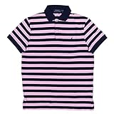Polo Ralph Lauren Mens Custom Slim Fit Mesh Striped Polo Shirt