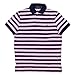 Polo Ralph Lauren Mens Custom Slim Fit Mesh Striped Polo Shirt