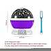 Night Lighting, 3 Modes Rotating Star Light Projector 4LED Romantic Night Lamp Projection, Cosmos Star Sky Moon Lamp Projector for Kids Baby Bedroom, Christmas Gifts BY Noza Tec (Purple)