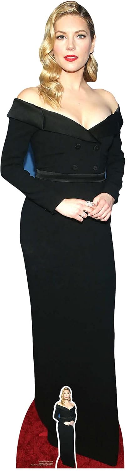 STAR CUTOUTS CS895 Katheryn Winnick Vikings Life Size Cardboard Cutout with Free Mini Cut Out Perfect for Birthdays Gifts