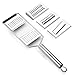 Mandoline Slicer - ALISKID Stainless Steel Vegetable Slicer, Grater, Shredder, Cutter, Peeler & Julienne Slicer with 3 Adjustable Blades