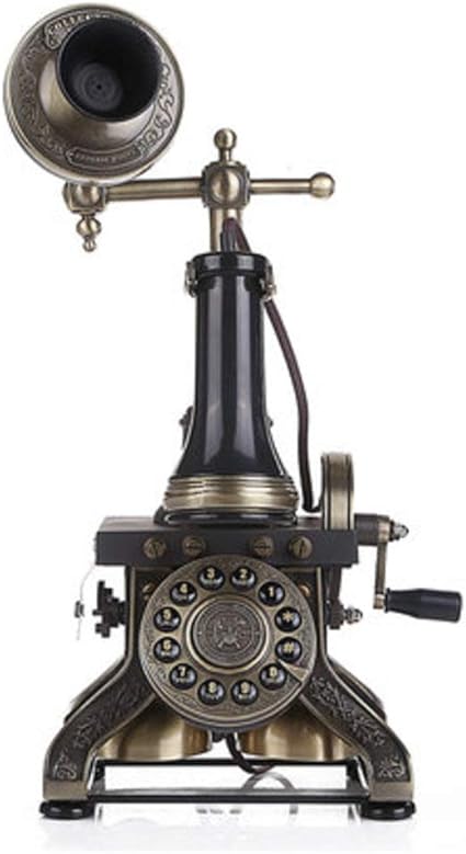 Amazon 欧州 レトロ アンティーク電話 ロータリーダイヤル ホーム ヴィンテージ 電話 アンティーク クリエイティブ 固定 固定 座席の 種類 B Wwdd 電話機本体