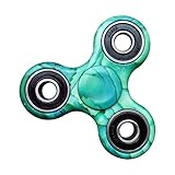Hand Tri-Spinner Fidgets - Iusun Fidget Spinner Triangle Single Finger Decompression Gyro Hand Spinner Fingertip Gift (A)