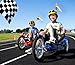 Mobo Triton Pedal Go Kart Trike. Kids 3-Wheel Bike. Youth Cruiser Tricycle