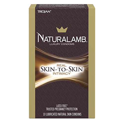 Trojan Naturalamb Lubricated Condoms, 10ct (packaging may vary)