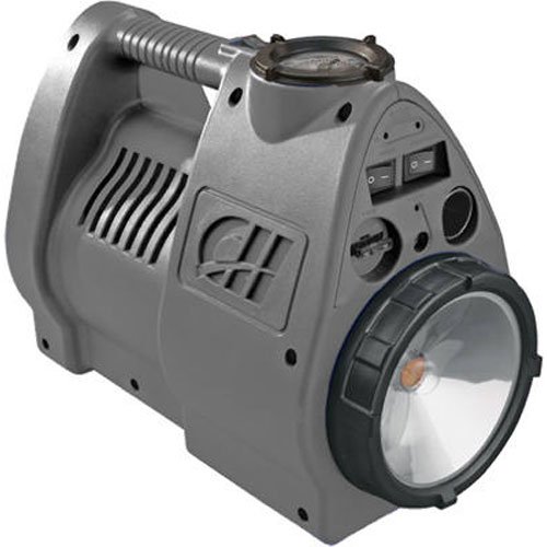 Campbell Hausfeld Cordless Rechargeable Inflator with 12-Volt Power Outlet and Light (CC241001AV)