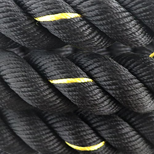 Grande Juguete Battle Rope - 1.5"/2" Width 30/40/50ft Length Fitness Rope Workout Training Undulation Rope Exercise