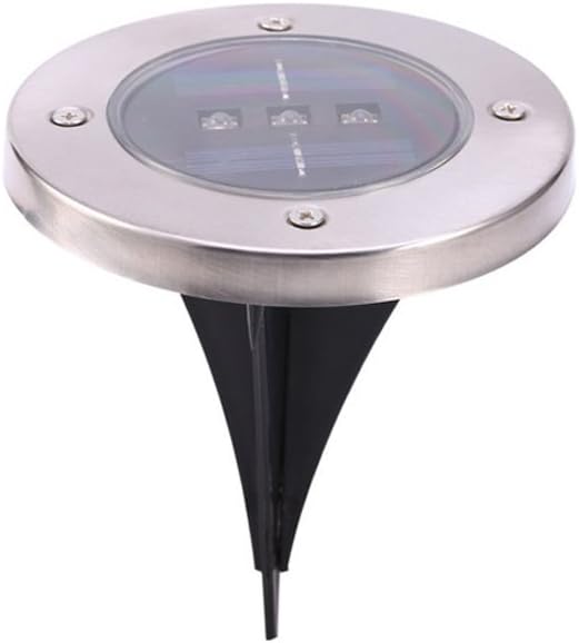 Covboa Solar Powered Ground Light Outdoor Lights Waterproof LED Solar Path Lights Garden Landscape Lighting for Yard,Driveway,Lawn,Pathway (One)