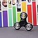 easyDecor EDC Tri Fidget Spinner Hand Toy Stress Reducer Focus Toy Relieves Boredom Guarantee 3 min + Spin Time(Black)