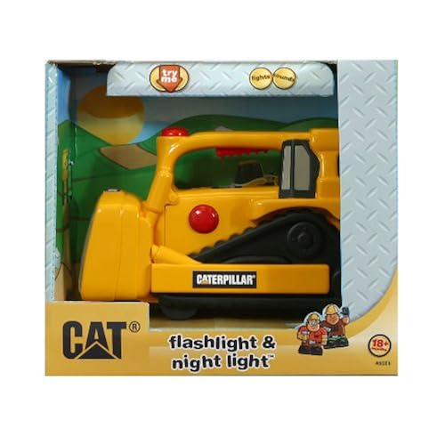 Toy State Caterpillar Construction Flash Light And Night Light: Bull Dozer Toys & Games, Toy Remote Control & Play Vehicles, Play Vehicles