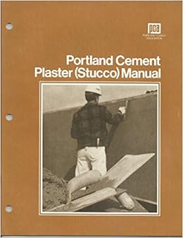 Amazon.com: Portland Cement Plaster (Stucco Manual) (9780893121594): Books