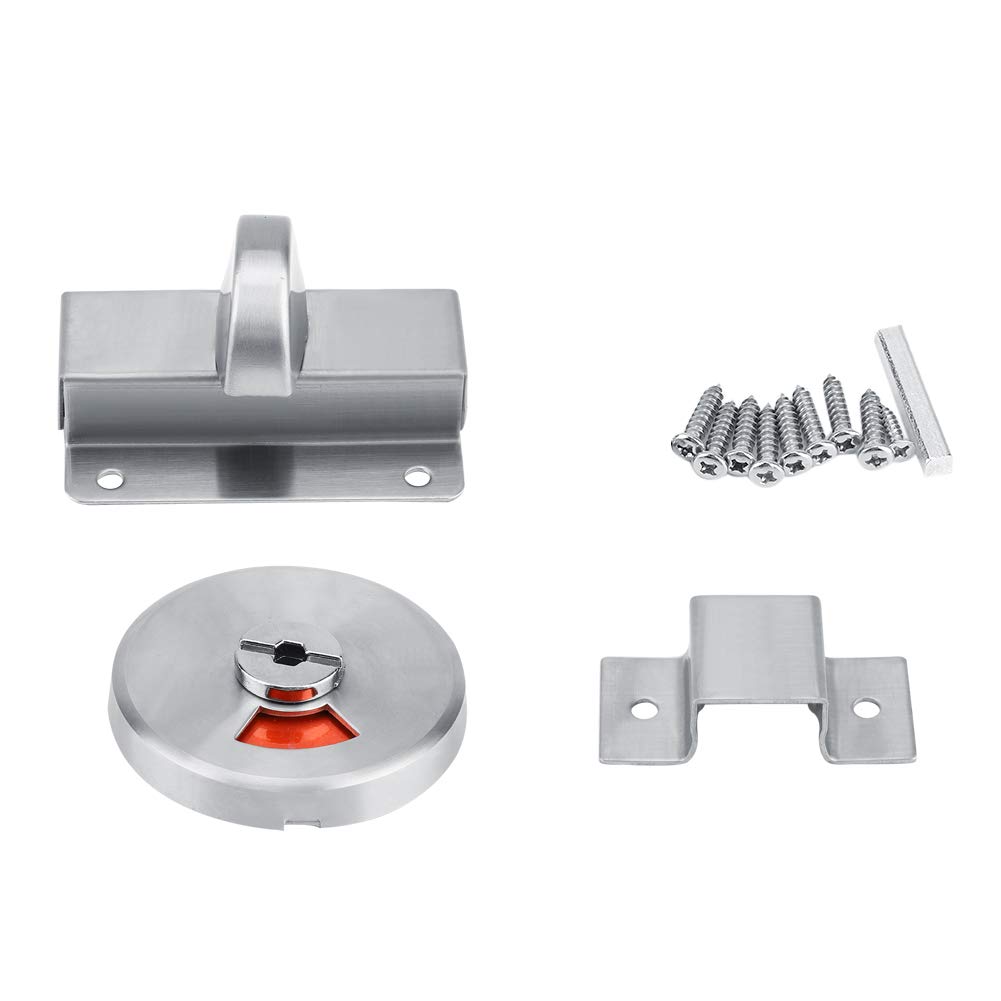 Indicator Door Lock Public Toilet Lock Latch Latch Indicating Lock Privacy Indicator for Toilet Restroom Bathroom