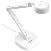 INSWAN INS-1 Classic USB Document Camera/Webcam, 8MP, Built-in LED, Mic | Auto Focus, Plug &amp; Play, Compatible with Windows / Mac / Chromebook for Distance Learning, Live Demo, Online Teaching, White