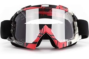 SPOSUNE Dirt Bike ATV Goggles UV400 Motorcycle Goggles for Men Women Youth Motocross Riding Goggles Windproof Dustproof