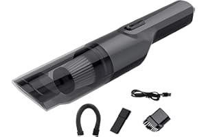 YSMJ Cordless Vacuum Cleaner, Car Home Vacuum High Power Portable Small Rechargeable Vac with USB Charger