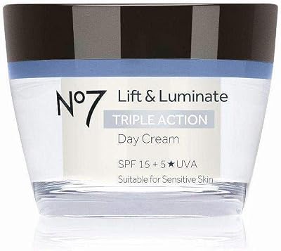 No7 Lift & Luminate Triple Action Day Cream SPF 15 50ml Anti-Ageing Firming