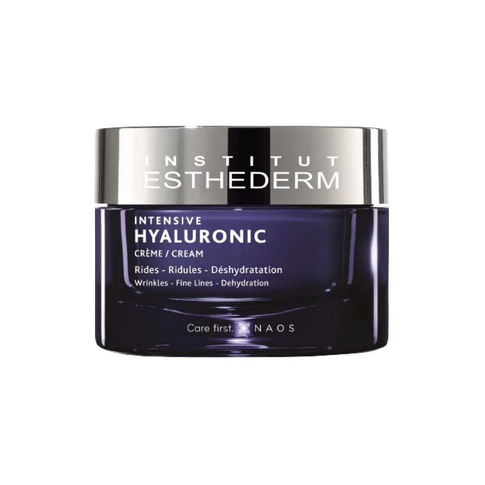 Institut Esthederm Intensive Hyaluronic Cream, Face Cream for Wrinkles, Fine Lines, and Dehydrated Skin, Face, Neck and Décolleté Image