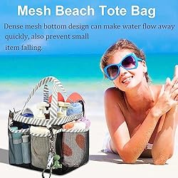 Haundry Mesh Shower Caddy Bag, Large College Dorm