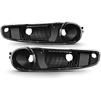 Black LED Tube Projector Headlights For 1999-2006 GMC Sierra & Yukon Denali - Pair