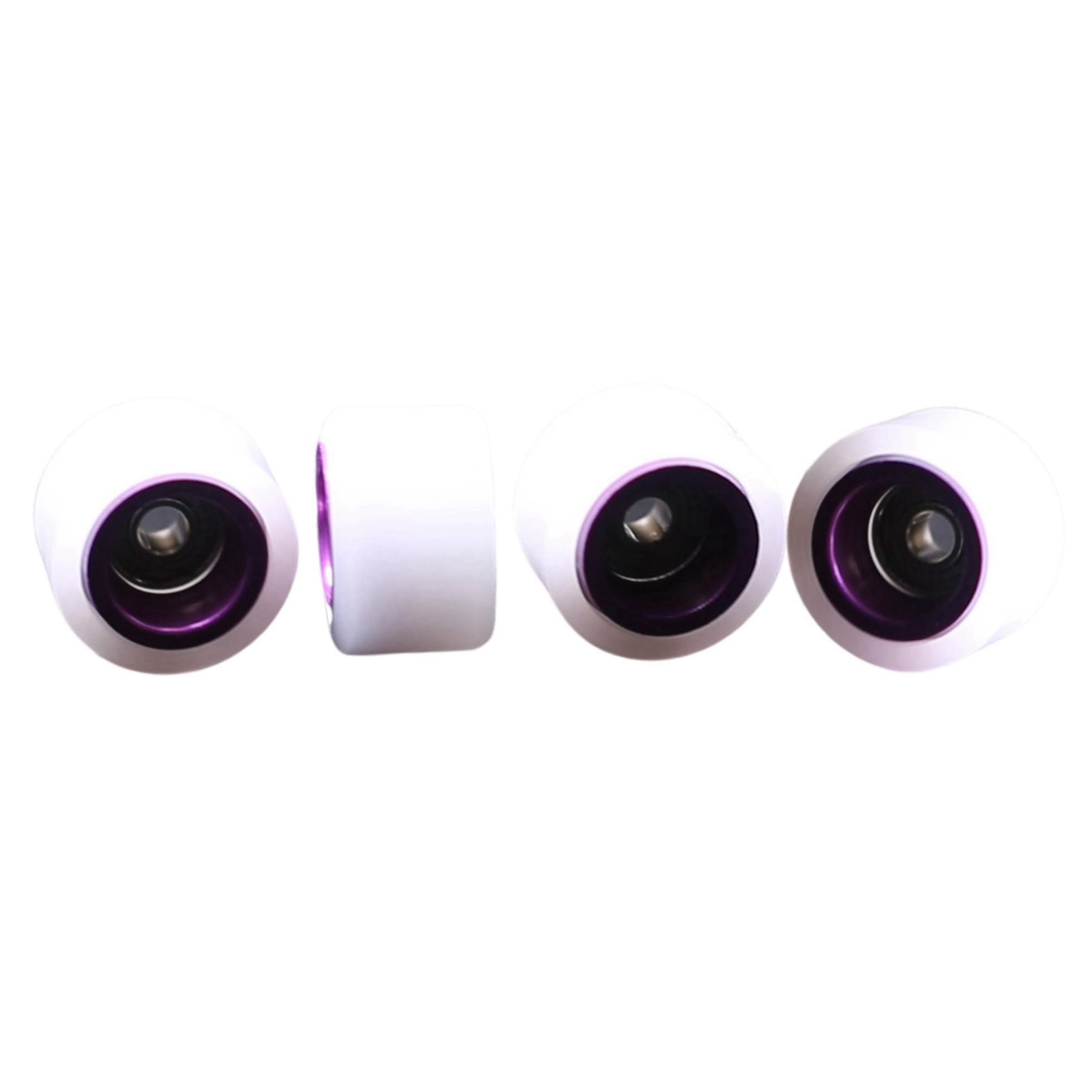 Photo 1 of Noahwood Fingerboard LongSpin Pro Wheel Finger Skateboard Extreme Sports Durable skid Strong Grip Handmade Outperform Polyurethane 7.62mm Twin Sheel White-Purple Wheel