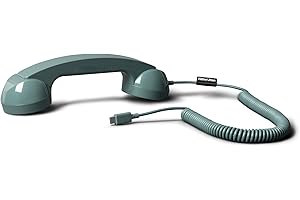 Native Union Pop Phone – Retro Telephone Handset with Mic & Speaker, USB-C for iPhone, iPad, Laptop, Tablet, Samsung S25, Flip 7, Fold 7 – Hybrid Work, Calls, Video Conferences, Meetings (Slate Green)