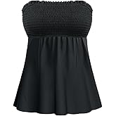 Tankini Swim Tops for Women - Bathing Suit Top No Bottom 2025 Bandeau Swimsuit Tops