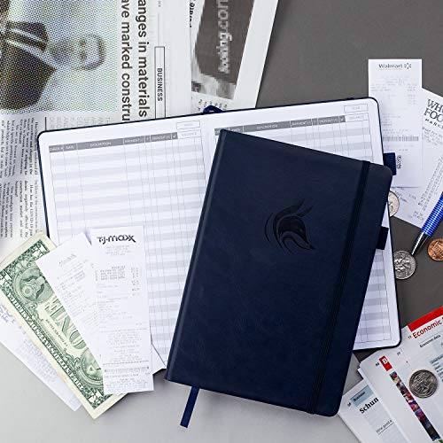 Clever Fox Check Register Deluxe Checkbook Log with Check