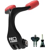 Pro Standard Grill Mount 4.0 - Heat Moldable Bite Mount - Compatible with Insta360, GoPro, DJI, Garmin and All Action Cameras (Black/Red)