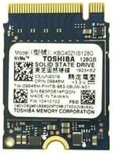 KIOXIA 128GB M.2 2230 PCIe NVMe SSD KB40ZMT128G Gen 3 x4 OEM view 2